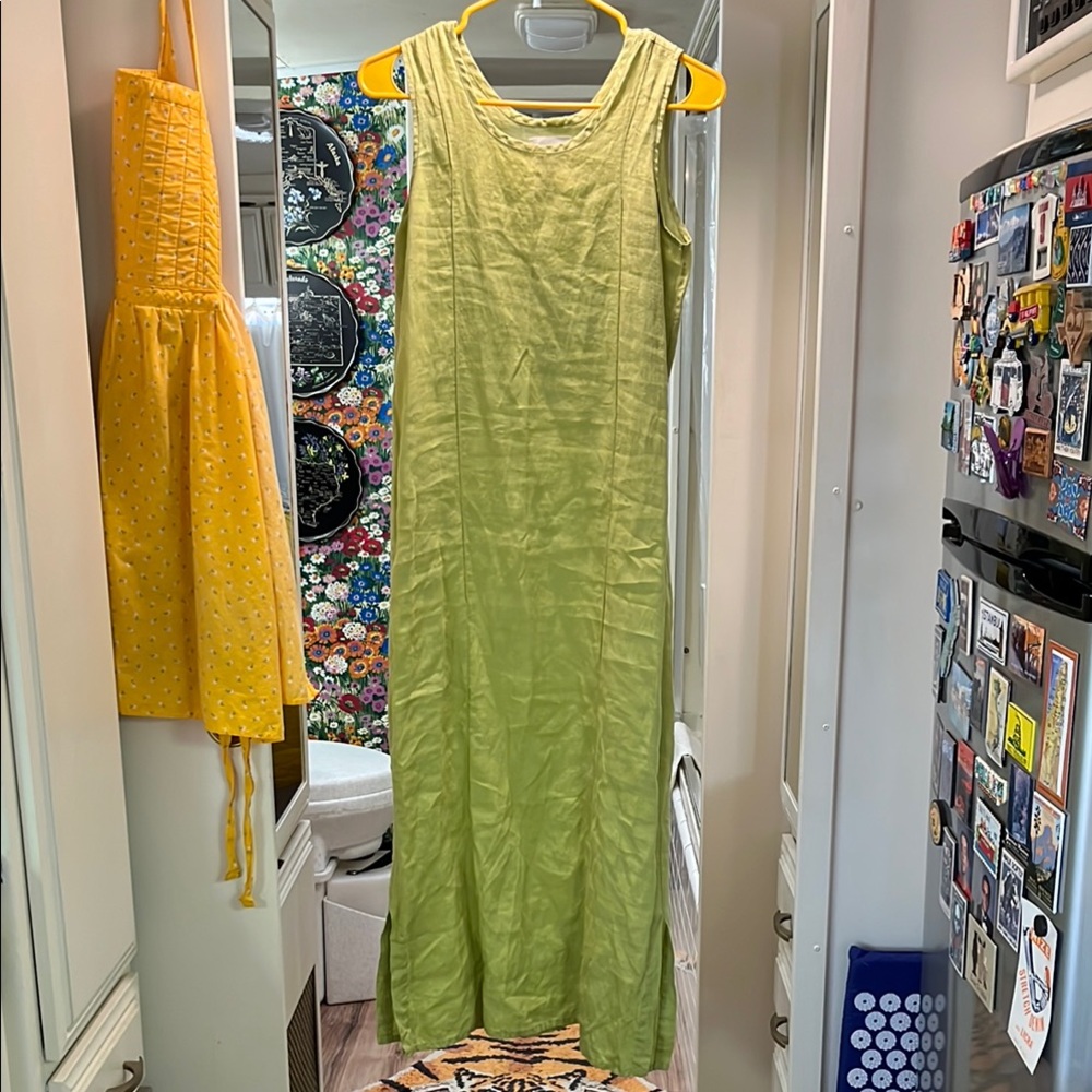 Flax 100% Linen Maxi Dress